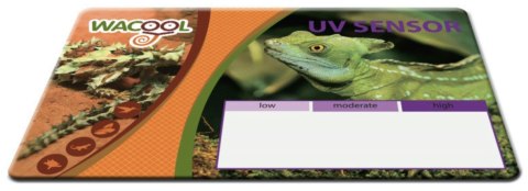 Repti-Zoo Karta do pomiaru promieniowania UV WaCool Repti-Zoo Karta do pomiaru promieniowania UV WaCool