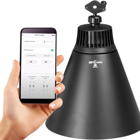 Repti-Zoo Smart Wi-Fi Deep Lamp L - lampa na żarówki grzewcze i UVB Wi-Fi Repti-Zoo
