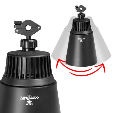Repti-Zoo Smart Wi-Fi Deep Lamp - lampa na żarówki grzewcze Wi-Fi Repti-Zoo Repti-Zoo Smart Wi-Fi Deep Lamp - lampa na żarówki grzewcze Wi-Fi Repti-Zoo