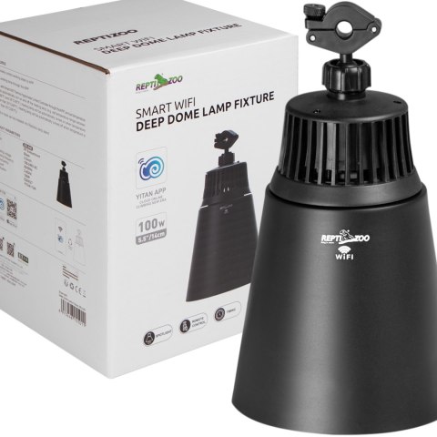 Repti-Zoo Smart Wi-Fi Deep Lamp - lampa na żarówki grzewcze Wi-Fi Repti-Zoo Repti-Zoo Smart Wi-Fi Deep Lamp - lampa na żarówki grzewcze Wi-Fi Repti-Zoo