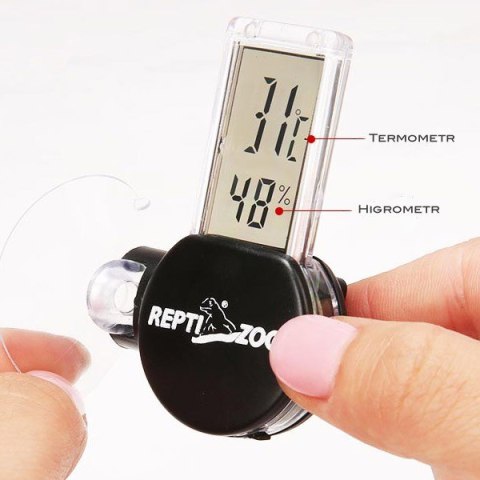 Repti-Zoo termometr i higrometr LCD IPX4 Repti-Zoo Repti-Zoo termometr i higrometr LCD IPX4 Repti-Zoo
