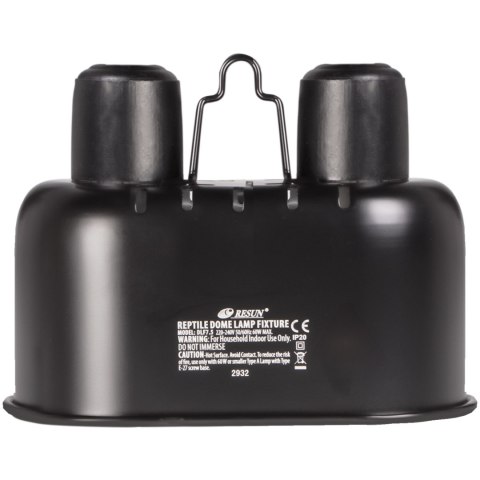 Resun Reptile Black Lamp DUO Mini - lampa podwójna do terrarium Resun
