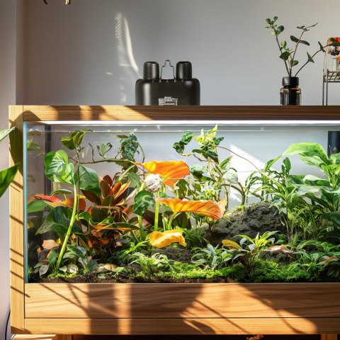 Resun Reptile Black Lamp DUO Mini - lampa podwójna do terrarium Resun Resun Reptile Black Lamp DUO Mini - lampa podwójna do terrarium Resun