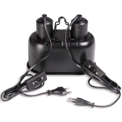 Resun Reptile Black Lamp DUO Mini - lampa podwójna do terrarium Resun Resun Reptile Black Lamp DUO Mini - lampa podwójna do terrarium Resun
