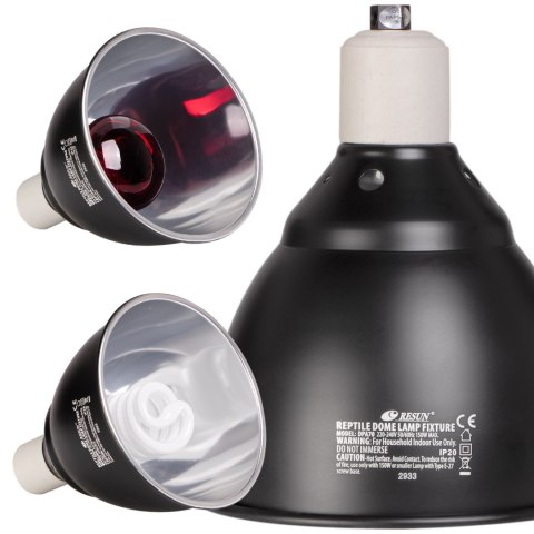Resun Reptile Dome Lamp - lampa na żarówki grzewcze i UVB Resun Resun Reptile Dome Lamp - lampa na żarówki grzewcze i UVB Resun