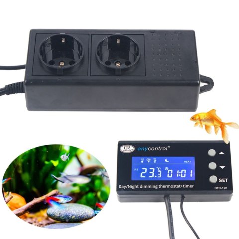 Ringder DTC-120 Dimming thermostat - termostat i programator czasowy Ringder Ringder DTC-120 Dimming thermostat - termostat i programator czasowy Ringder