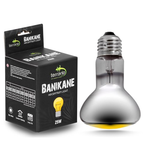 Terrario Banikane Neodymium Light - żarówka grzewcza neodymowa 25W Terrario Terrario Banikane Neodymium Light - żarówka grzewcza neodymowa 25W Terrario