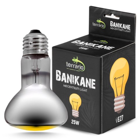 Terrario Banikane Neodymium Light - żarówka grzewcza neodymowa 25W Terrario Terrario Banikane Neodymium Light - żarówka grzewcza neodymowa 25W Terrario