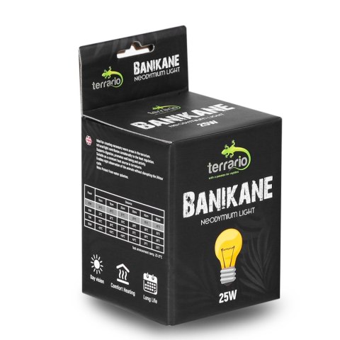 Terrario Banikane Neodymium Light - żarówka grzewcza neodymowa 25W Terrario Terrario Banikane Neodymium Light - żarówka grzewcza neodymowa 25W Terrario