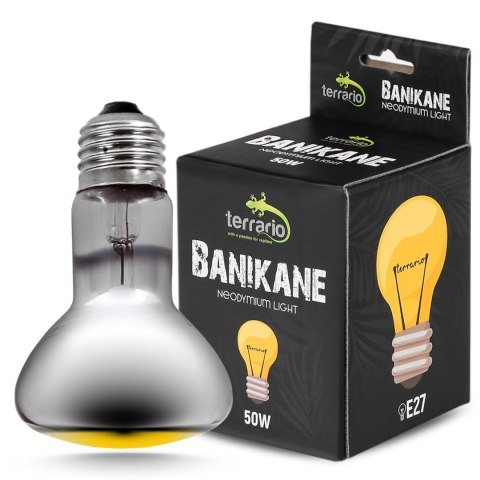 Terrario Banikane Neodymium Light - żarówka grzewcza neodymowa 50W Terrario Terrario Banikane Neodymium Light - żarówka grzewcza neodymowa 50W Terrario