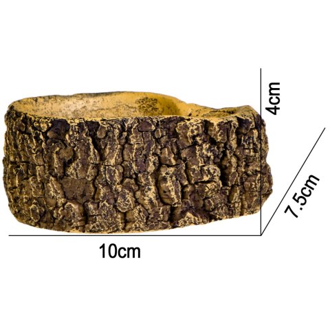 Terrario Bark Bowl - Miska do Terrarium 10x7,5x4 cm Terrario Terrario Bark Bowl - Miska do Terrarium 10x7,5x4 cm Terrario
