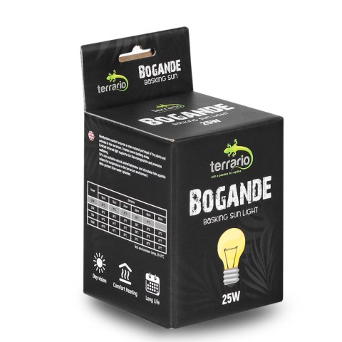 Terrario Bogande Basking Sun Light - żarówka grzewcza 25W Terrario Terrario Bogande Basking Sun Light - żarówka grzewcza 25W Terrario