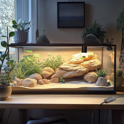Terrario Long ReptiSun Time Control - lampa z programatorem czasowym Terrario Terrario Long ReptiSun Time Control - lampa z programatorem czasowym Terrario