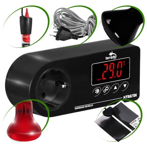 Terrario Myriaton Temperature Controller - termostat elektroniczny Terrario Terrario Myriaton Temperature Controller - termostat elektroniczny Terrario