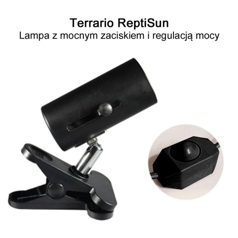 Terrario ReptiSun - lampa z uchwytem zaciskowym Terrario Terrario ReptiSun - lampa z uchwytem zaciskowym Terrario