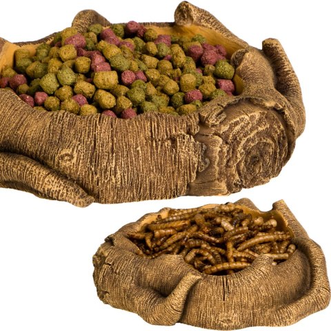 Terrario Rustic Wood Bowl - Miska do Terrarium 12x12x3,5 cm Terrario Terrario Rustic Wood Bowl - Miska do Terrarium 12x12x3,5 cm Terrario
