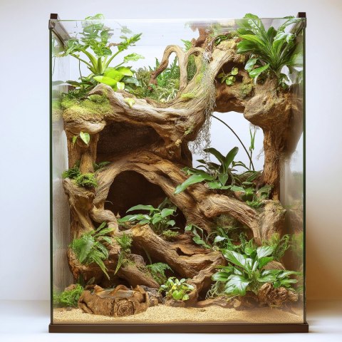 Terrario Rustic Wood Bowl - Miska do Terrarium 12x12x3,5 cm Terrario Terrario Rustic Wood Bowl - Miska do Terrarium 12x12x3,5 cm Terrario
