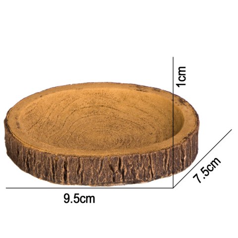 Terrario Tree Ring Bowl S - Miska do Terrarium 9,5x7,5x1 cm Terrario Terrario Tree Ring Bowl S - Miska do Terrarium 9,5x7,5x1 cm Terrario