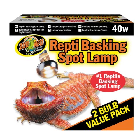Zoomed Repti Basking Spot Lamp 40W - żarówka grzewcza punktowa 2 sztuki Zoomed