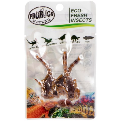 ProBugs Eco-Fresh Scorpion 15 x 3pcs - świeże skorpiony 15 saszetek ProBugs ProBugs Eco-Fresh Scorpion 15 x 3pcs - świeże skorpiony 15 saszetek ProBugs