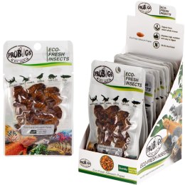 ProBugs Eco-Fresh Silkworm 15 x 15g - świeże larwy jedwabnika 15 saszetek ProBugs