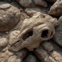 Terrario Buffalo Skull - czaszka bizona do terrarium 21x12x8 cm Terrario