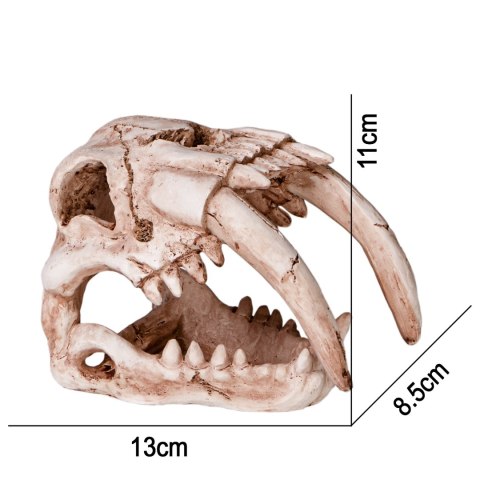 Terrario Sabertooth Skull - czaszka tygrysa do terrarium 13x8,5x11 cm Terrario Terrario Sabertooth Skull - czaszka tygrysa do terrarium 13x8,5x11 cm Terrario