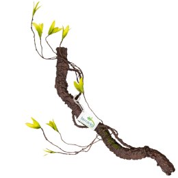Terrario - Sztuczna Gałąź z Liśćmi do Terrarium - 75 cm Terrario