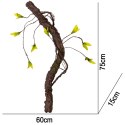 Terrario - Sztuczna Gałąź z Liśćmi do Terrarium - 75 cm Terrario