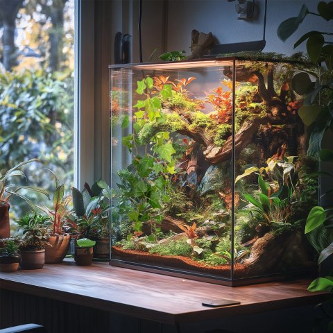 Terrario - Sztuczna Roślina do Terrarium - Bluszcz Zwisający 75 cm Terrario Terrario - Sztuczna Roślina do Terrarium - Bluszcz Zwisający 75 cm Terrario
