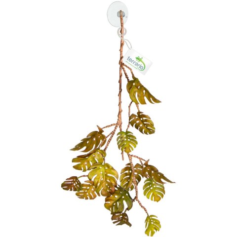 Terrario - Sztuczna Roślina do Terrarium - Wisząca Monstera 70 cm Terrario Terrario - Sztuczna Roślina do Terrarium - Wisząca Monstera 70 cm Terrario