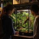 Terrario - Sztuczna Roślina do Terrarium - Wiszący Bluszcz 80 cm Terrario