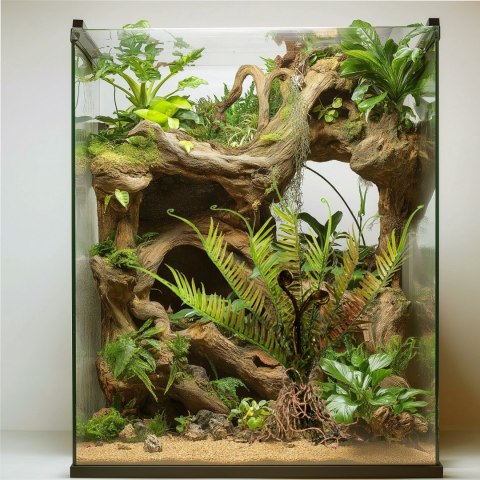 Terrario - Sztuczna roślina do terrarium - Paproć 40x14x41 cm Terrario Terrario - Sztuczna roślina do terrarium - Paproć 40x14x41 cm Terrario