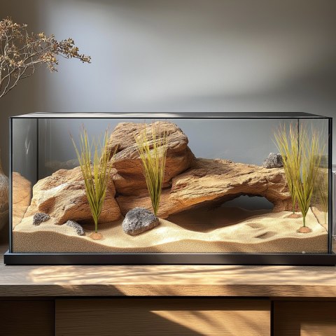 Terrario - Sztuczna roślina do terrarium i akwarium - Wysoka trawa 15x7x41 cm Terrario Terrario - Sztuczna roślina do terrarium i akwarium - Wysoka trawa 15x7x41 cm Terrario