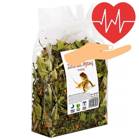 Alegia - zioła z larwą mącznika dla Agamy Brodatej 80g Alegia Alegia - zioła z larwą mącznika dla Agamy Brodatej 80g Alegia