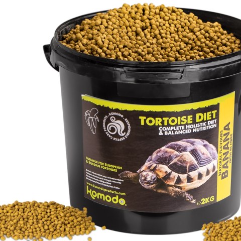 Komodo Tortoise Diet Banana 2kg - pokarm dla żółwi Komodo Komodo Tortoise Diet Banana 2kg - pokarm dla żółwi Komodo