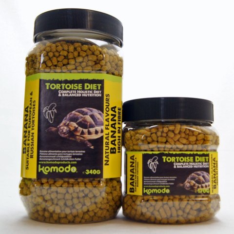 Komodo Tortoise Diet Banana 340g - pokarm dla żółwi Komodo Komodo Tortoise Diet Banana 340g - pokarm dla żółwi Komodo
