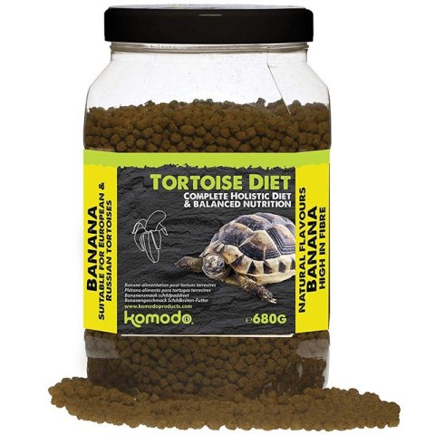 Komodo Tortoise Diet Banana 680g - pokarm dla żółwi Komodo Komodo Tortoise Diet Banana 680g - pokarm dla żółwi Komodo