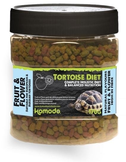 Komodo Tortoise Diet Fruit Flower 170g - pokarm dla żółwi Komodo Komodo Tortoise Diet Fruit Flower 170g - pokarm dla żółwi Komodo