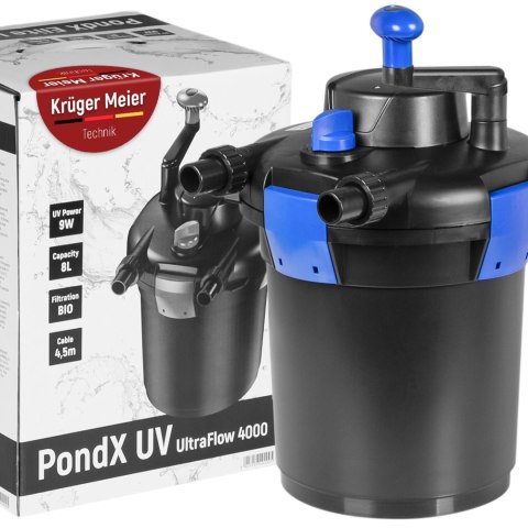 Kruger Meier PondX UV 4000 - filtr ciśnieniowy z lampą UV do oczka wodnego 4000l Kruger Meier
