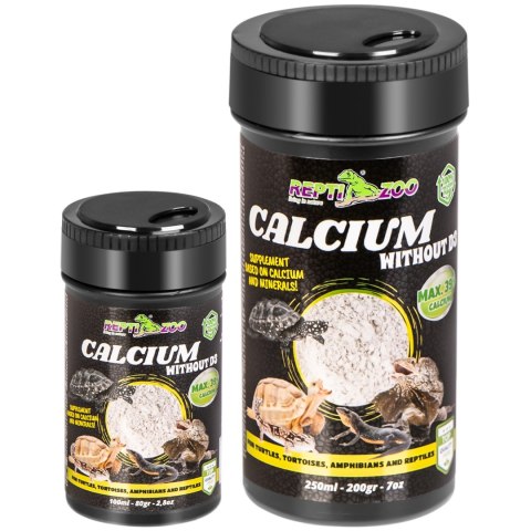 Repti-Zoo Calcium without D3 250ml - wapno bez D3 i witaminy Repti-Zoo Repti-Zoo Calcium without D3 250ml - wapno bez D3 i witaminy Repti-Zoo