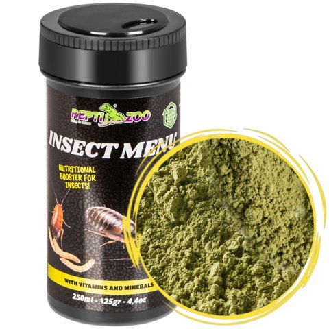 Repti-Zoo Insect Menu 250ml - witaminy dla owadów karmowych Repti-Zoo Repti-Zoo Insect Menu 250ml - witaminy dla owadów karmowych Repti-Zoo