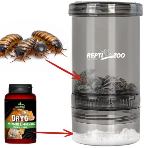 Repti-Zoo Vita-Calcium Shaker - kubek do obsypywania owadów karmowych Repti-Zoo Repti-Zoo Vita-Calcium Shaker - kubek do obsypywania owadów karmowych Repti-Zoo
