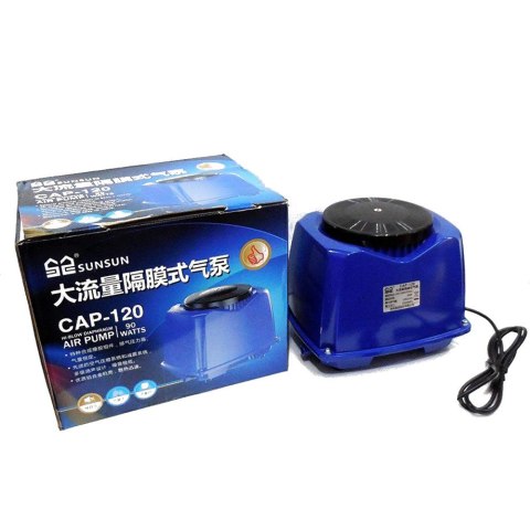 SunSun Hi-Blow Air Pump 120 - pompa powietrza z technologią Super Quiet SunSun SunSun Hi-Blow Air Pump 120 - pompa powietrza z technologią Super Quiet SunSun