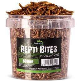 Terrario Repti Bites Mealworms 500ml - larwy mącznika suszone Terrario