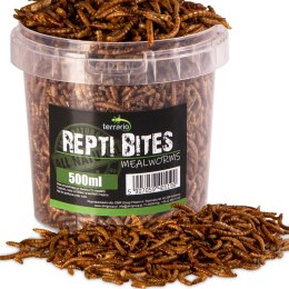 Terrario Repti Bites Mealworms 500ml - larwy mącznika suszone Terrario