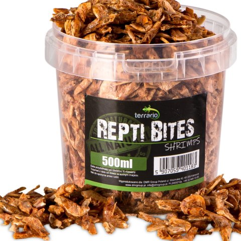 Terrario Repti Bites Shrimps 500ml - krewetki suszone Terrario Terrario Repti Bites Shrimps 500ml - krewetki suszone Terrario
