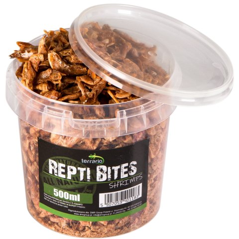 Terrario Repti Bites Shrimps 500ml - krewetki suszone Terrario Terrario Repti Bites Shrimps 500ml - krewetki suszone Terrario