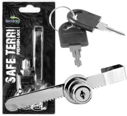 Terrario Safe Terri 120 - zamek do drzwi przesuwnych 12cm Terrario