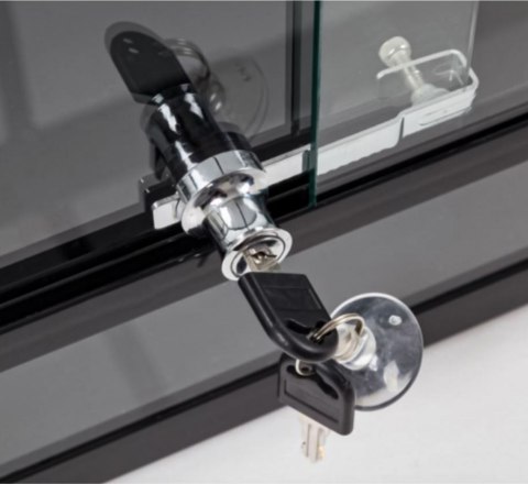 Terrario Safe Terri 120 - zamek do drzwi przesuwnych 12cm Terrario Terrario Safe Terri 120 - zamek do drzwi przesuwnych 12cm Terrario
